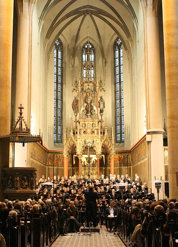 Brahms: Německé Requiem 7.11.2010, kostel sv. Antonína v Praze Holešovicích, foto: Tomáš Drbohlav