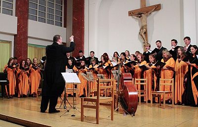 Koncert VUS UK na Arcibiskupském gymnáziu