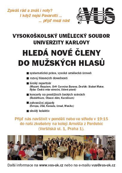 Náborový leták VUS